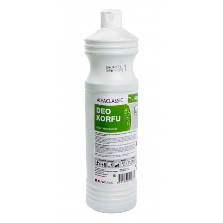 DEO KORFU PREMIUM, 1 l, vonný koncentrát do čisticích přípravků DEO KORFU PREMIUM, 1 l, vonný koncentrát do čisticích přípravků