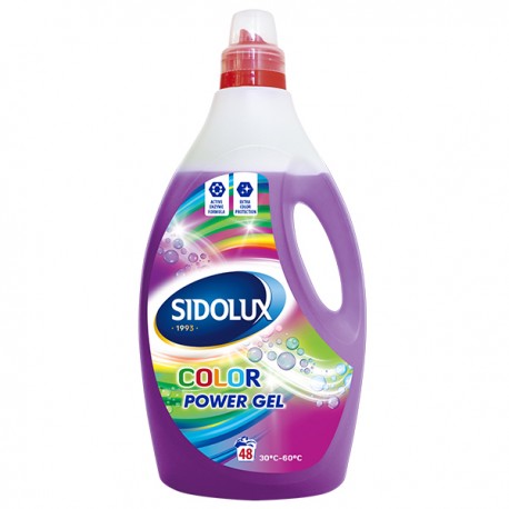 Prací gel na barevné prádlo SIDOLUX Power Color 1,92 l