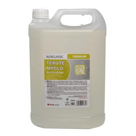 TEKUTÉ MÝDLO ANTIBAKTER PREMIUM, 5 l TEKUTÉ MÝDLO ANTIBAKTER PREMIUM, 5 l